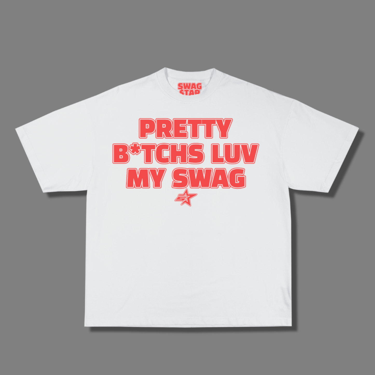 Pretty B*tchs Luv My Swag Red T-shirt